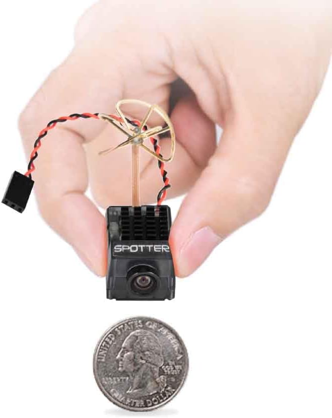 RunCam Spotter V2 FPV 5.8G Micro AIO Cam, OSD, integriertes Mikrofon, FOV170 Grad, 700TVL, 40CH, 20M