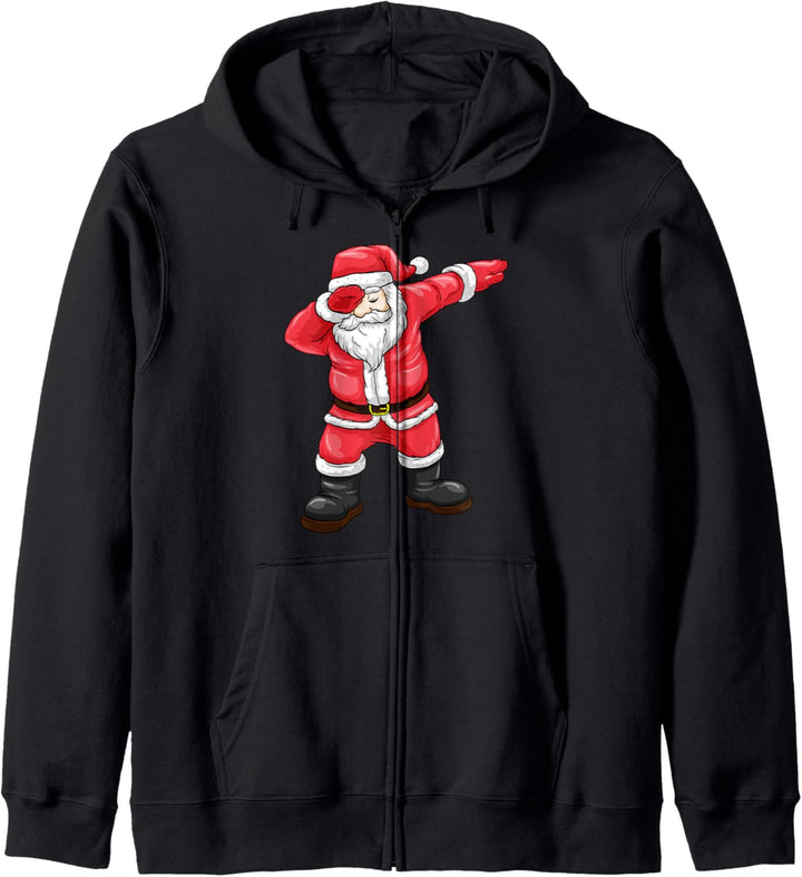 Dabbing Weihnachtsmann Weihnachten Christmas Outfit Kapuzenjacke