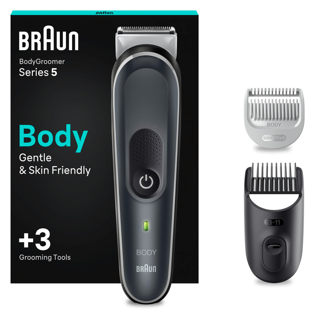 Braun Series 5 Bodygroomer / Intimrasierer Mann, Körperpflege- und Haarentfernung für Herren, für Br