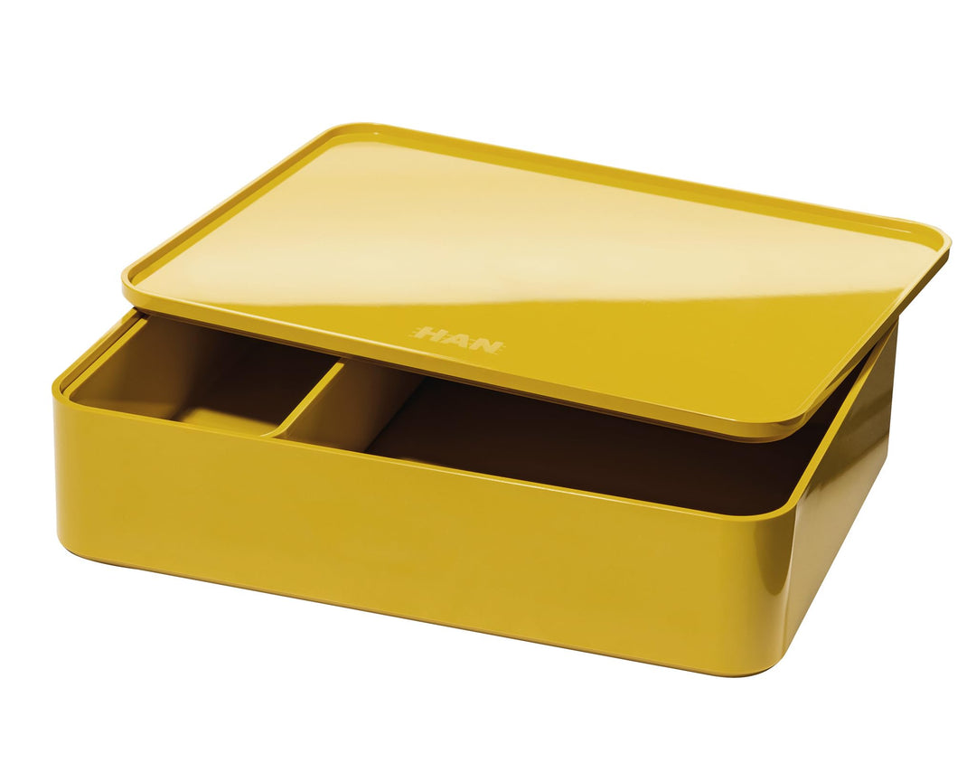 HAN Schubladenbox Allison SMART-ORGANIZER Utensilienbox mit Innenschale und Deckel/Serviertablett, s