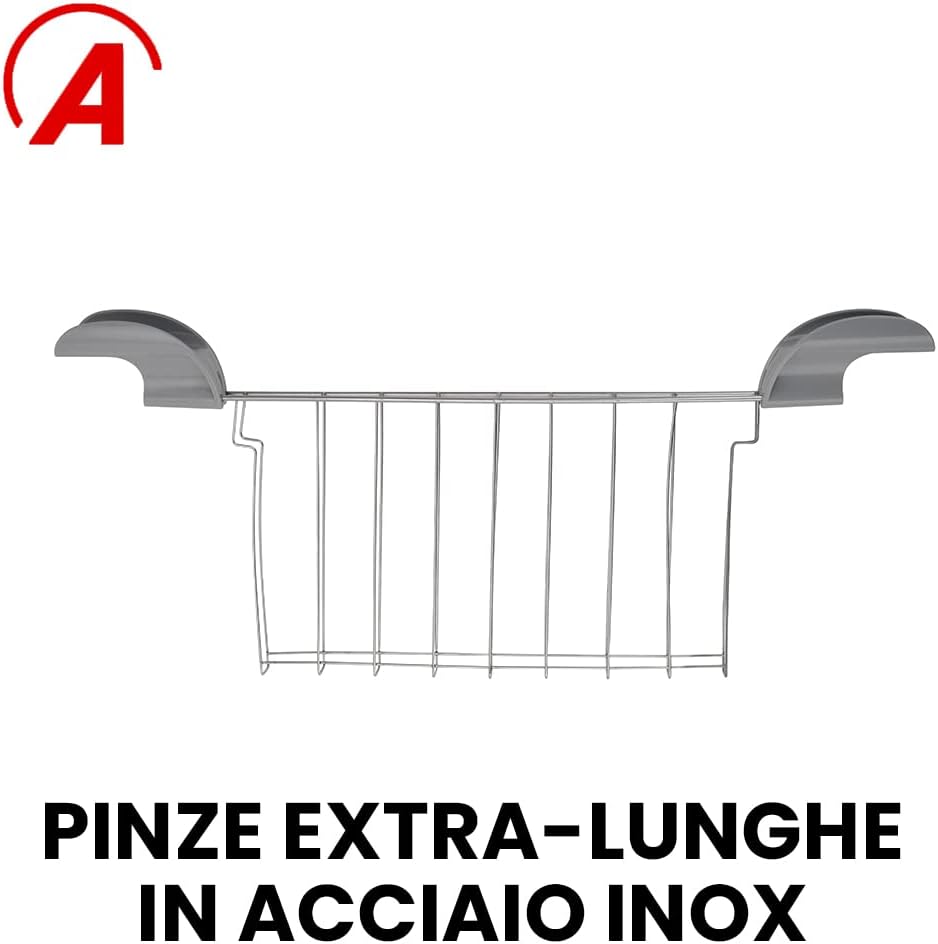 Ardes ARTOAST02 Tostapane Tostapane 2 Fette Sleek Plus 4 Fette Extra 3 Funzioni Cottura und Timer 7
