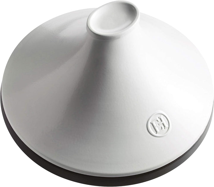 Emile Henry Delight Tajine, Keramik, 4,0 Quart, Schiefer mit Weiss 4.0 Quart Schiefer mit Weiss., 4.