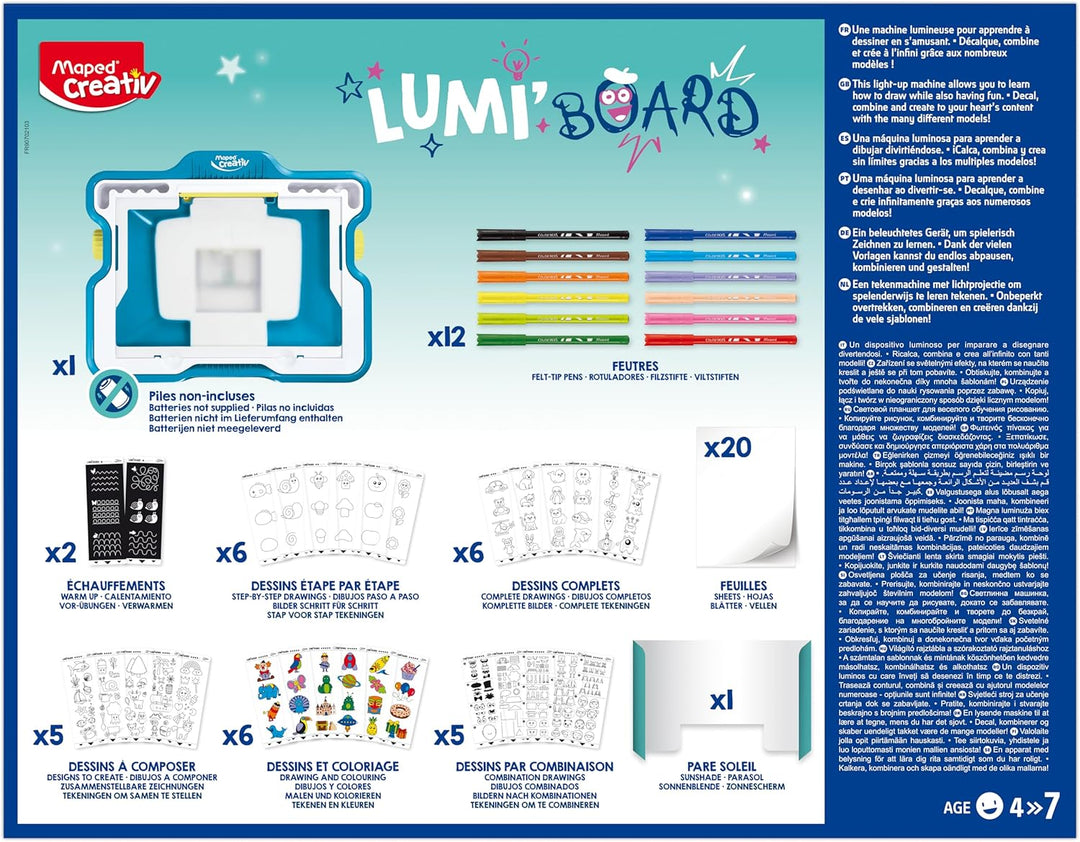 Maped 907021 CREATIV - Lichttisch, Lichtmaschine LUMI'BOARD, 1 Stück (1er Pack)