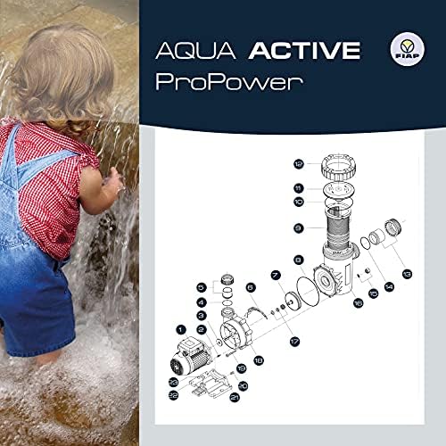 FIAP AQUA ACTIVE ProPower 15.000 - Schwimmteichpumpe - Umwälzpumpe - Filterpumpe - Poolpumpe - Schwi