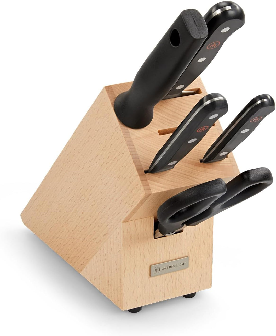 WÜSTHOF Gourmet Messerblock mit 5 Artikeln kl. Block mit 5 Artikeln, kl. Block mit 5 Artikeln