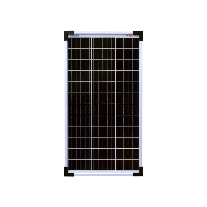 Enjoysolar Mono 30W 12V Monokristallines Solarpanel Solarmodul Photovoltaikmodul ideal für Wohnmobil