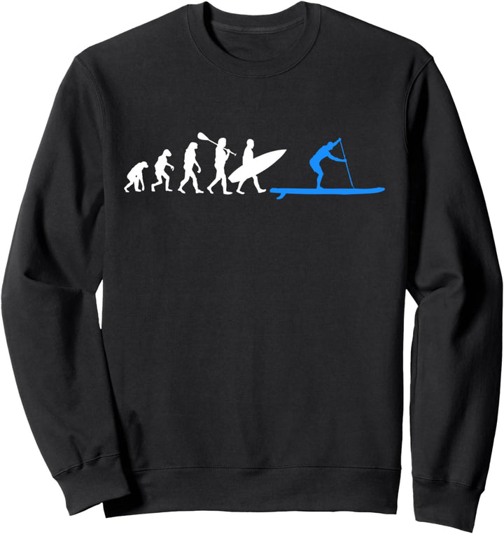 SUP Evolution - Stand Up Paddle "Die Evolution" Wassersport Sweatshirt