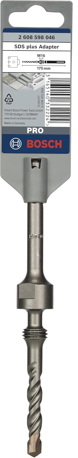 Bosch Accessories Bosch Professional SDS-plus-Aufnahmeschaft für Hohlbohrkronen mit M 16 175 mm, 175