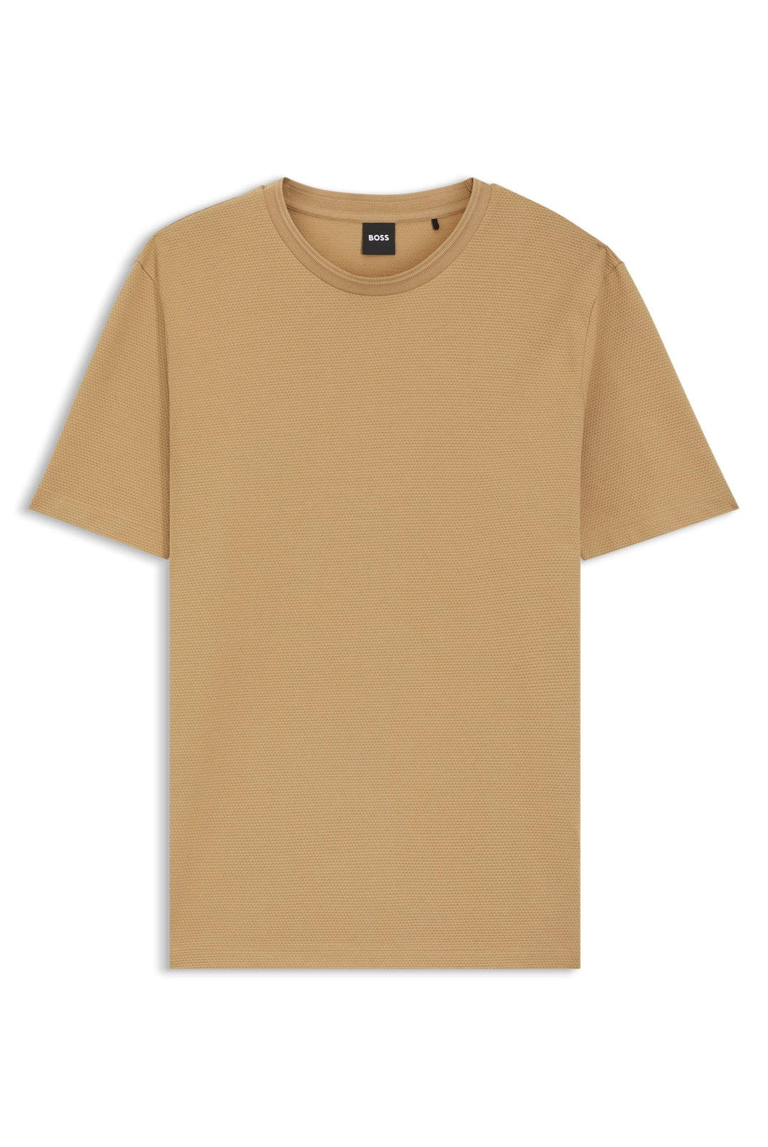 BOSS Herren Plain Short Sleeve Crewneck T-Shirt T-Shirt (1er Pack) XS Mittel Beige260, XS Mittel Bei