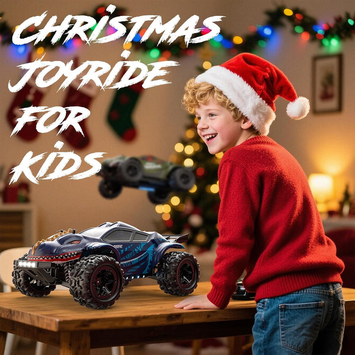 DEERC 9308E Ferngesteuertes Auto 1:16 All Terrain Fast RC Monster Truck 40 KPH, 2,4 GHz 4WD High Spe