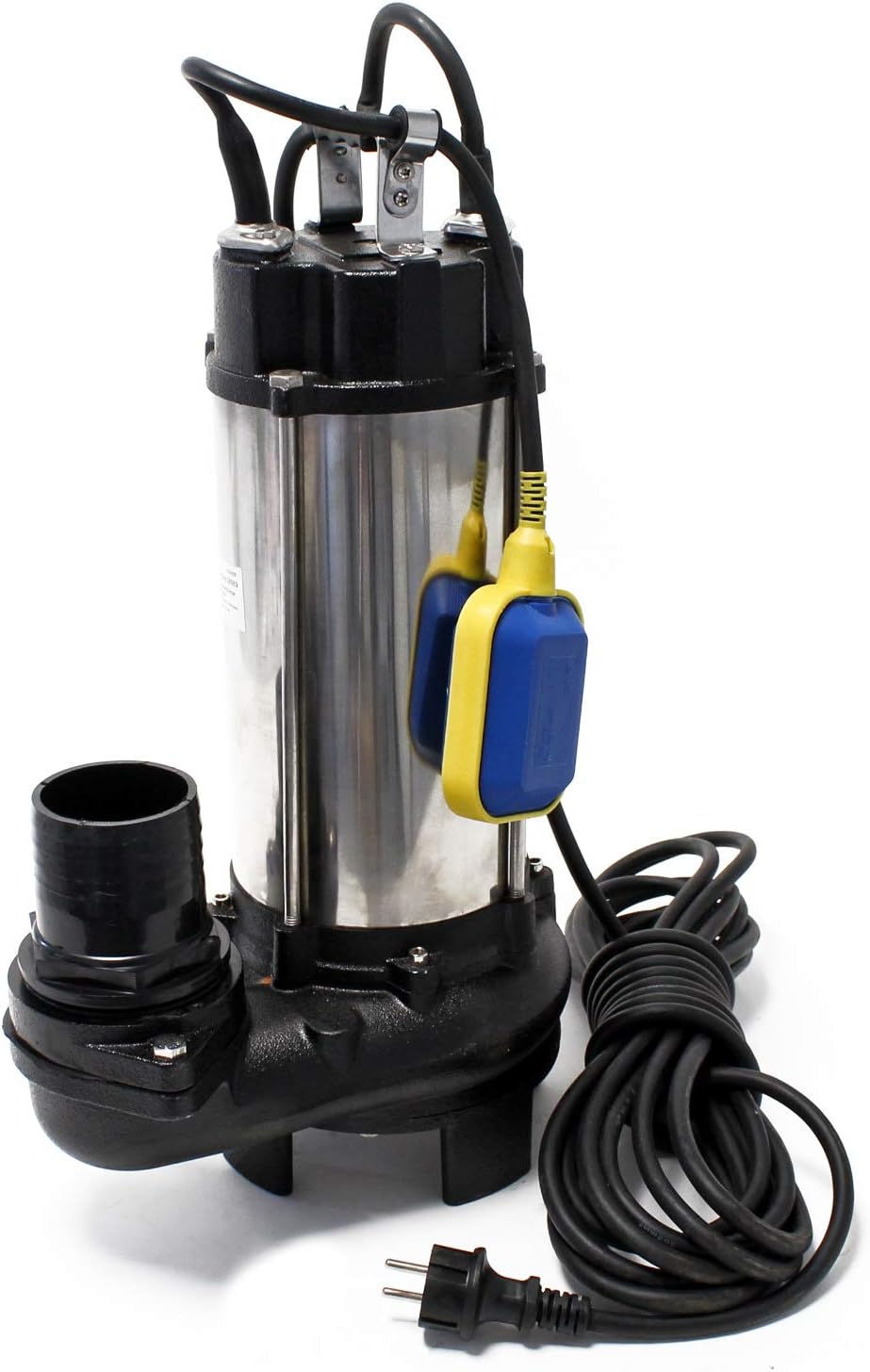 Schmutzwasserpumpe Schwimmerschalter Häcksler 31200 L/h 2200 W Förderhöhe bis 10 m