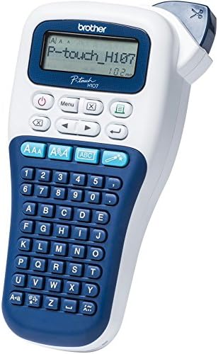 Brother PT-H107B tragbares Etikettiergerät für Zuhause und Büro P-Touch 107B Blu e Bianco, P-touch 1