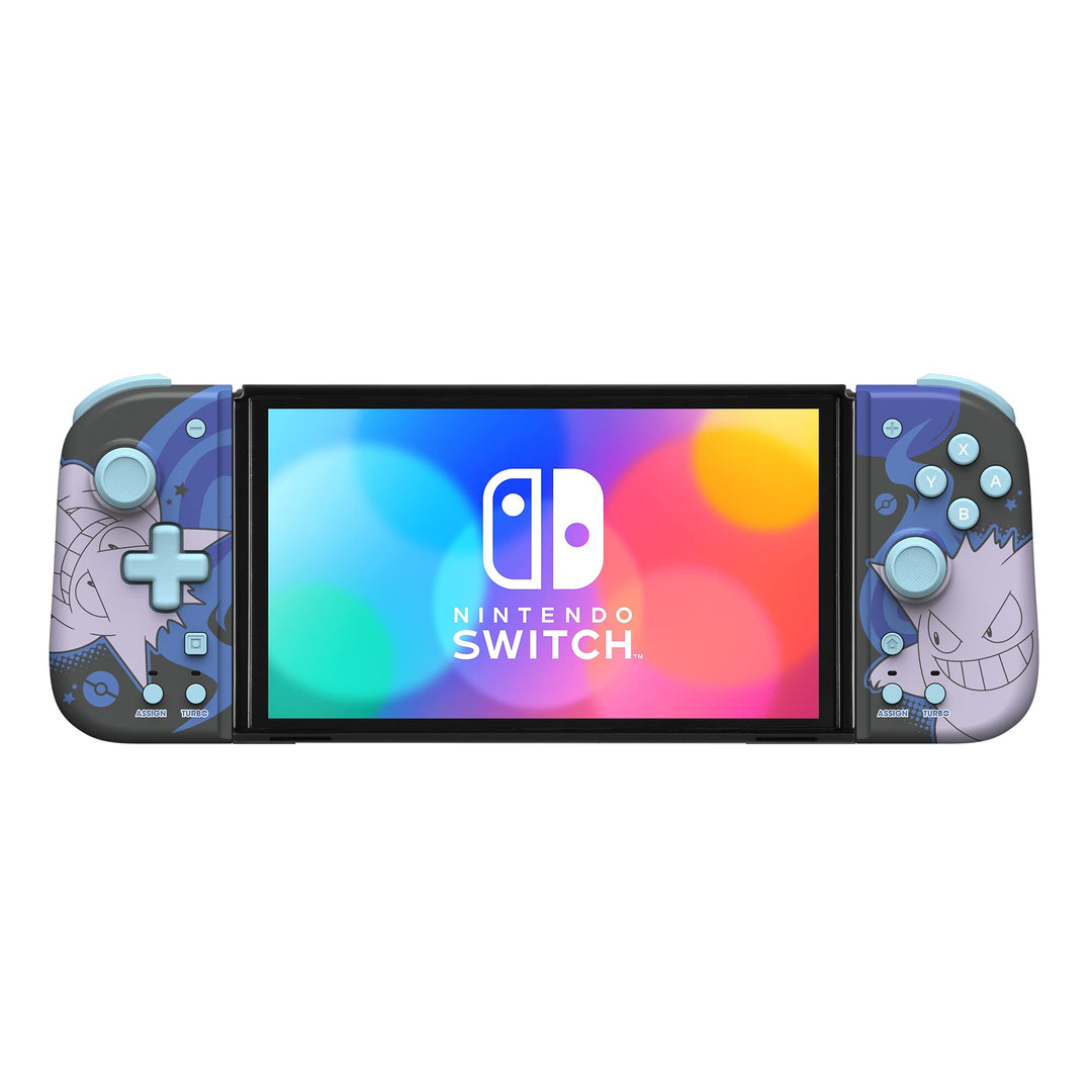 HORI Nintendo Switch Split Pad Compact (Gengar) - Ergonomic Controller for Handheld Mode (Pokémon) -