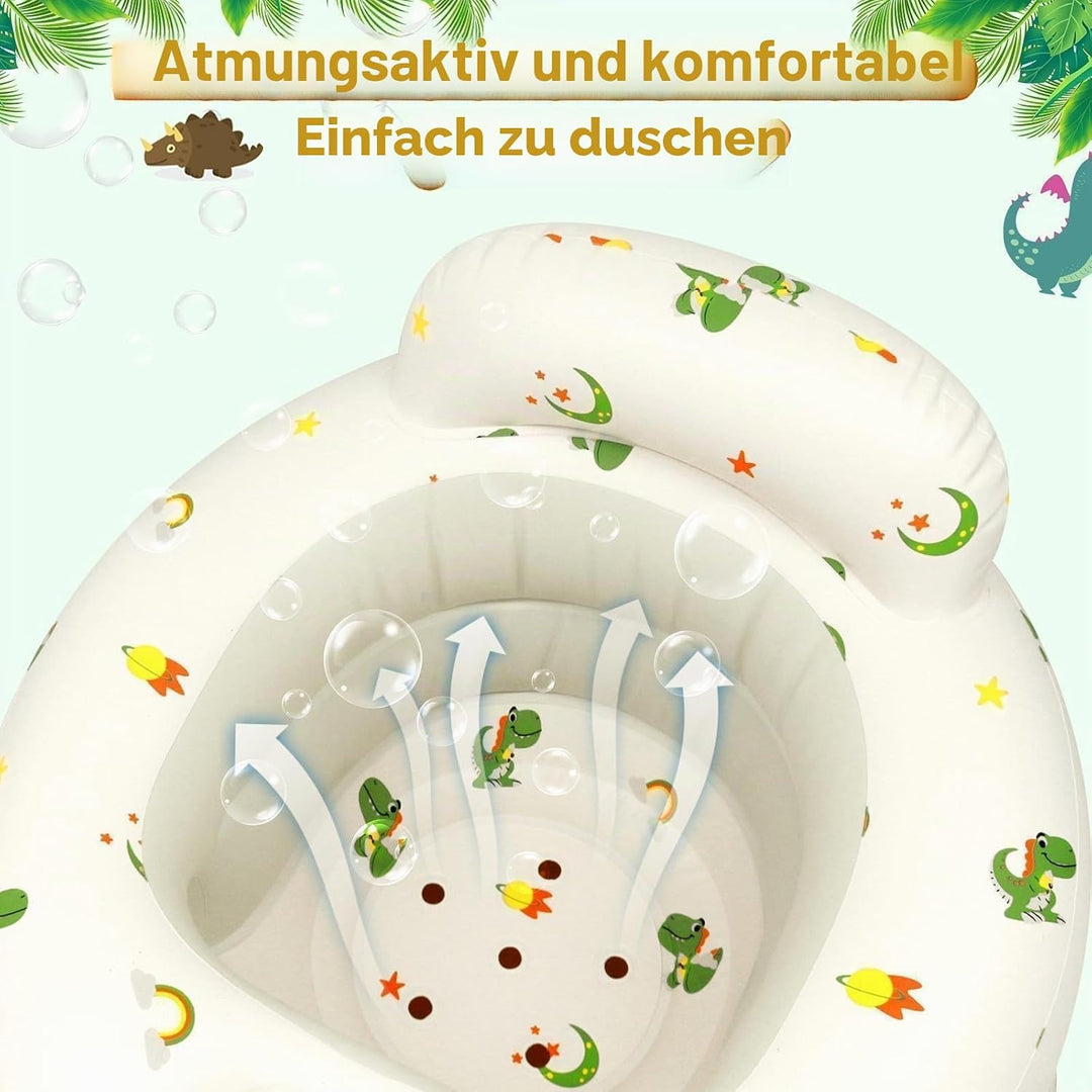 Aufblasbarer Sitz Baby für Babys ab 3-36 Monaten, mit Einer Umlaufenden Stossfesten Inflatable Baby