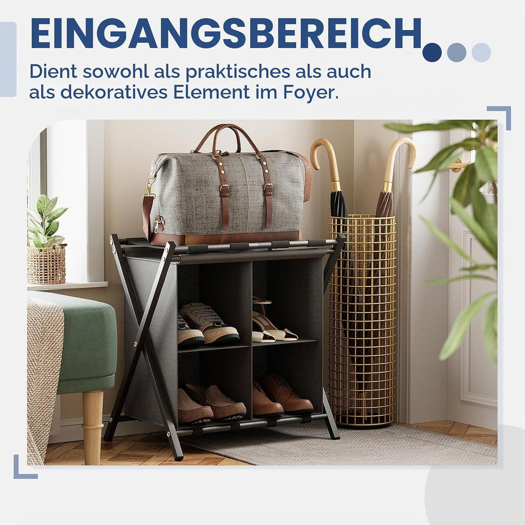 Garden 4 you Kofferständer Klappbar, Gepäckablage, Kofferständer, Kofferbock Kofferablage, Kofferstä