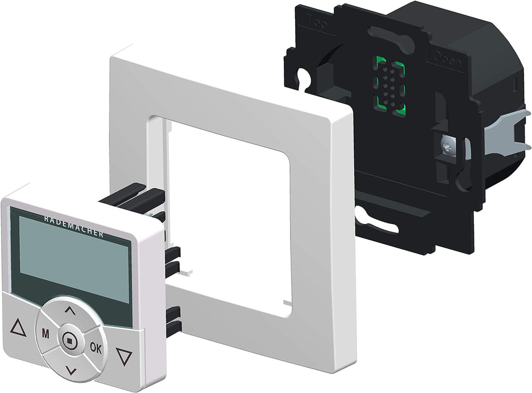 Rademacher Troll Standard Zeitschaltuhr, Rohrmotor- & Rollladensteuerung mit Memory-Funktion, Tages-