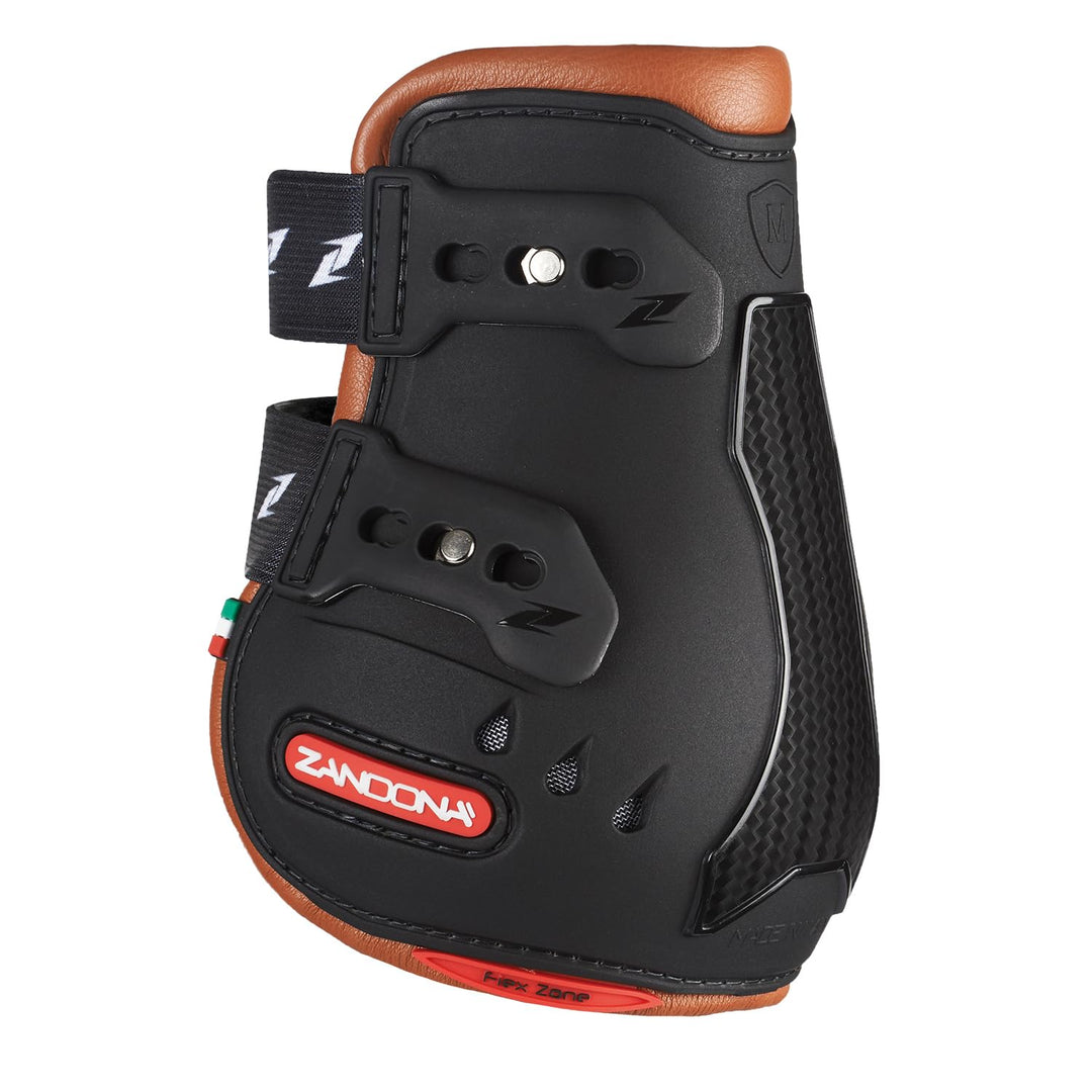 Carbon Air Classic Evo Active-Fit Fetlock Protektoren für Pferde M schwarz / braun, M schwarz / brau