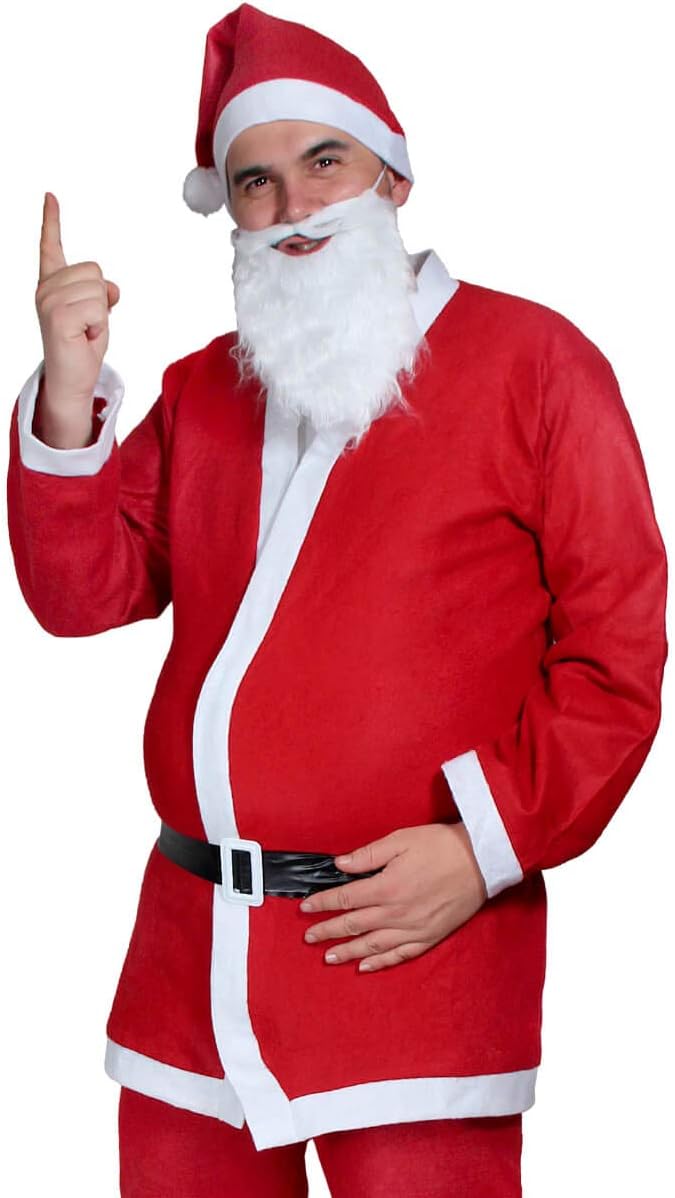 Weihnachtsmannkostüm Alsino Weihnachtsmann Nikolaus Kostüm komplett mit Bart 74 von Alsino