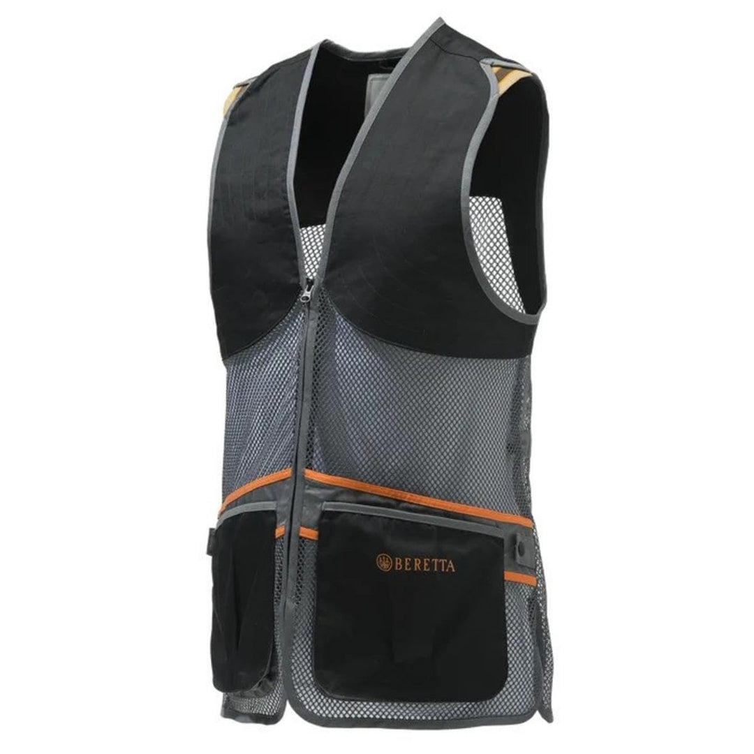 Beretta Herren Full Mesh Schiessweste XXL Black & Gray, XXL Black & Gray