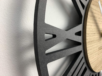 FLEXISTYLE EKO wanduhr ohne tickgeräusche LOFT Piccolo 30cm, Wohnzimmer, Schlafzimmer, in EU hergest