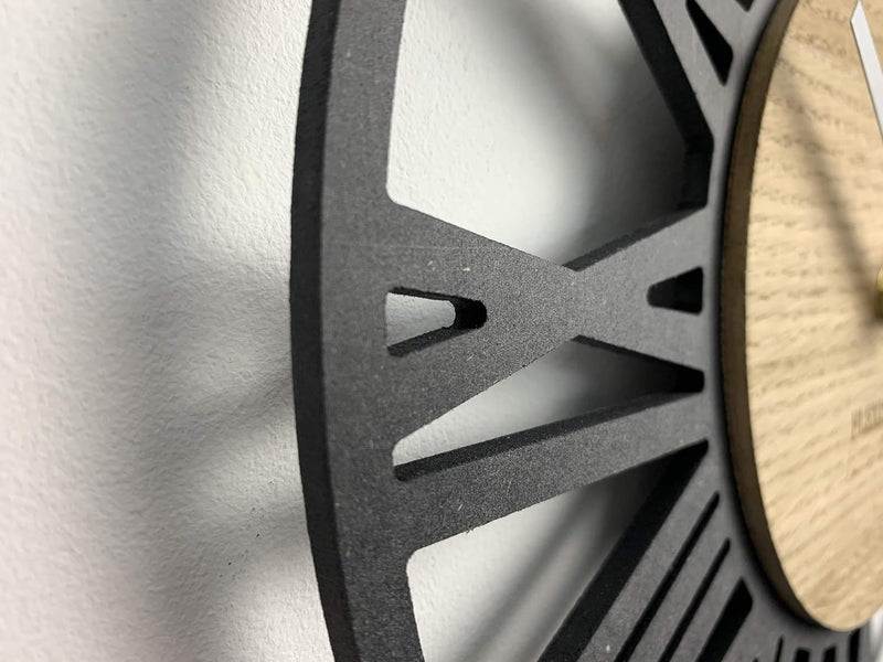 FLEXISTYLE EKO wanduhr ohne tickgeräusche LOFT Piccolo 30cm, Wohnzimmer, Schlafzimmer, in EU hergest