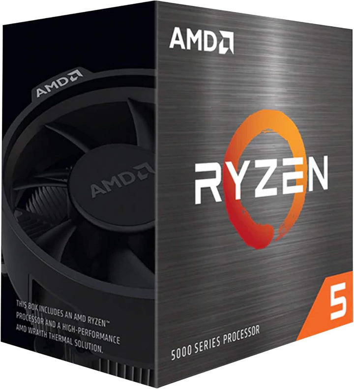 AMD Ryzen 5 5600 Prozessor (Basistakt: 3.5GHz, Max. Leistungstakt: bis zu 4.4GHz, 6 Kerne, L3-Cache