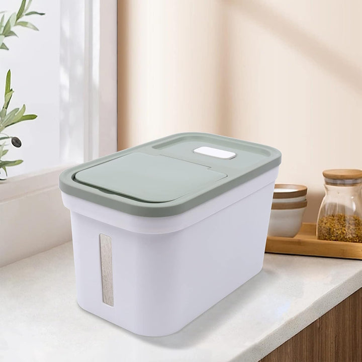 Luftdichter Reisbehälter 10Kg, Reisbehälter Küche mit Deckel Müslidosen Aufbewahrungsbox Feuchtigkei