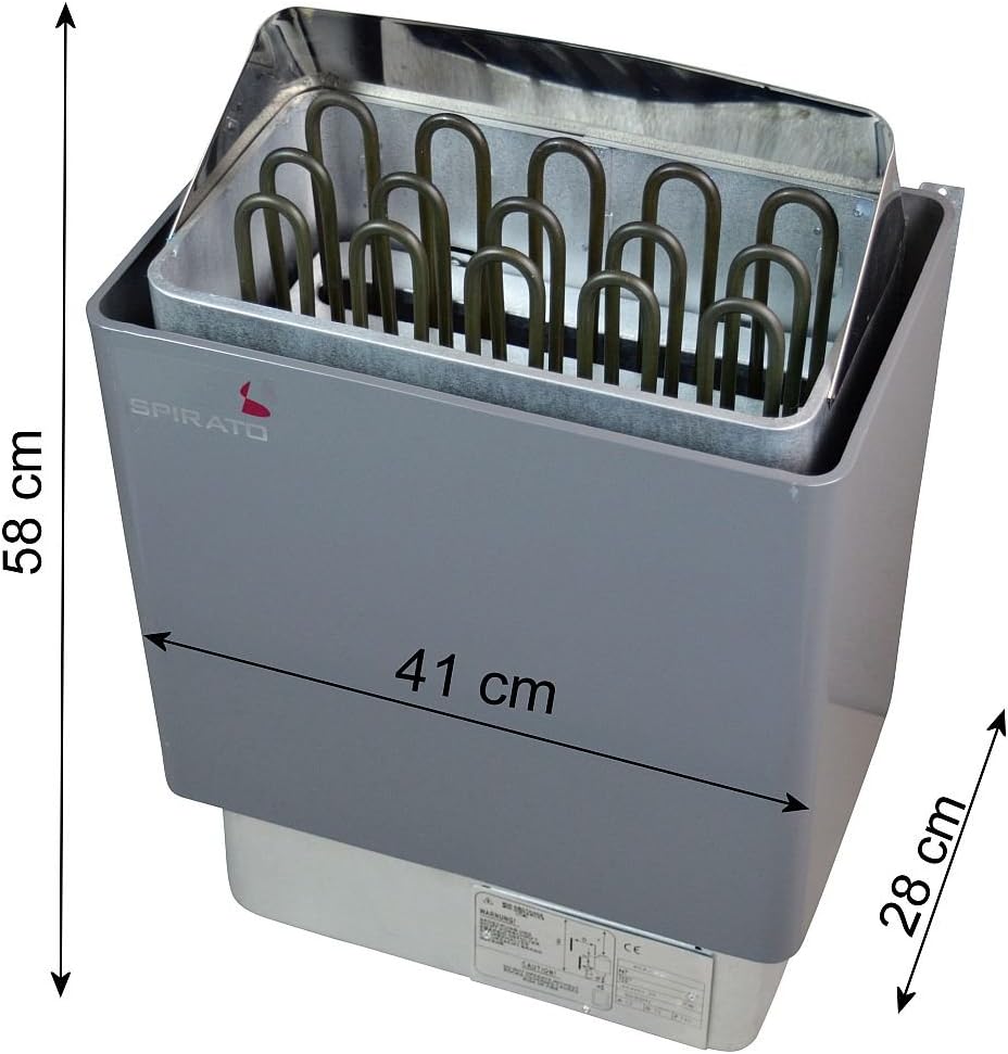 Saunaofen 6 kW mit digitaler externer Steuerung, 380V