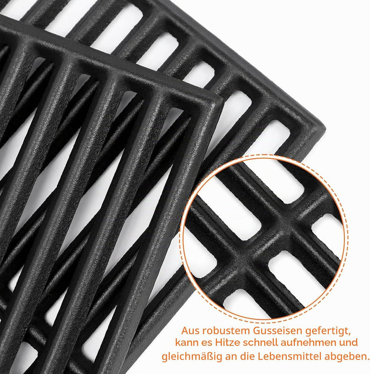 45x35cm Gusseisen Grillrost für Rösle Videro G4-S, Rösle Allflame Prime 4,Grillrost Ersatzteil für E