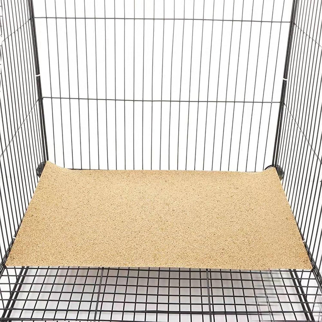 20 Stück Kiespapier für Vogelkäfig, 43 x 28 cm Vogelkäfig-Kies, Schleifpapier für Vögel, Einfach zu