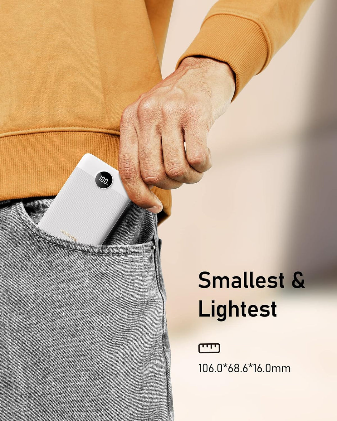 Powerbank 10000mAh VEEKTOMX Power Bank Klein Aber Stark 22,5W Mini Power Bank PD3.0 QC3.0 USB C Exte