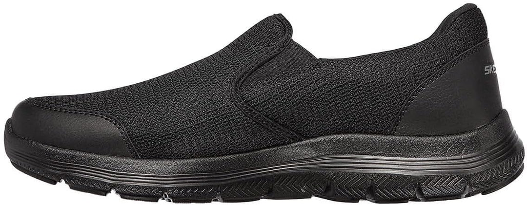 Skechers Herren Flex Advantage 4.0 Tuscan Sneaker 39 EU Black Textile Trim, 39 EU Black Textile Trim