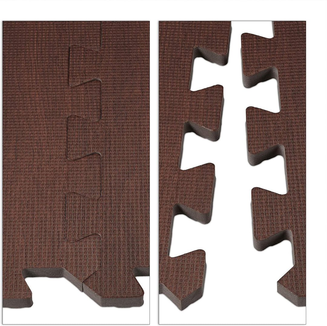 Relaxdays 36 x Bodenschutzmatte, Puzzlematten für Sport und Fitnessgeräte,ca. 3,4 m², Eva Schaumstof