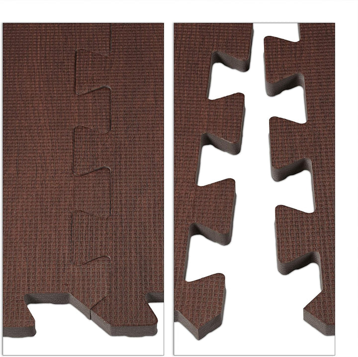 Relaxdays 36 x Bodenschutzmatte, Puzzlematten für Sport und Fitnessgeräte,ca. 3,4 m², Eva Schaumstof