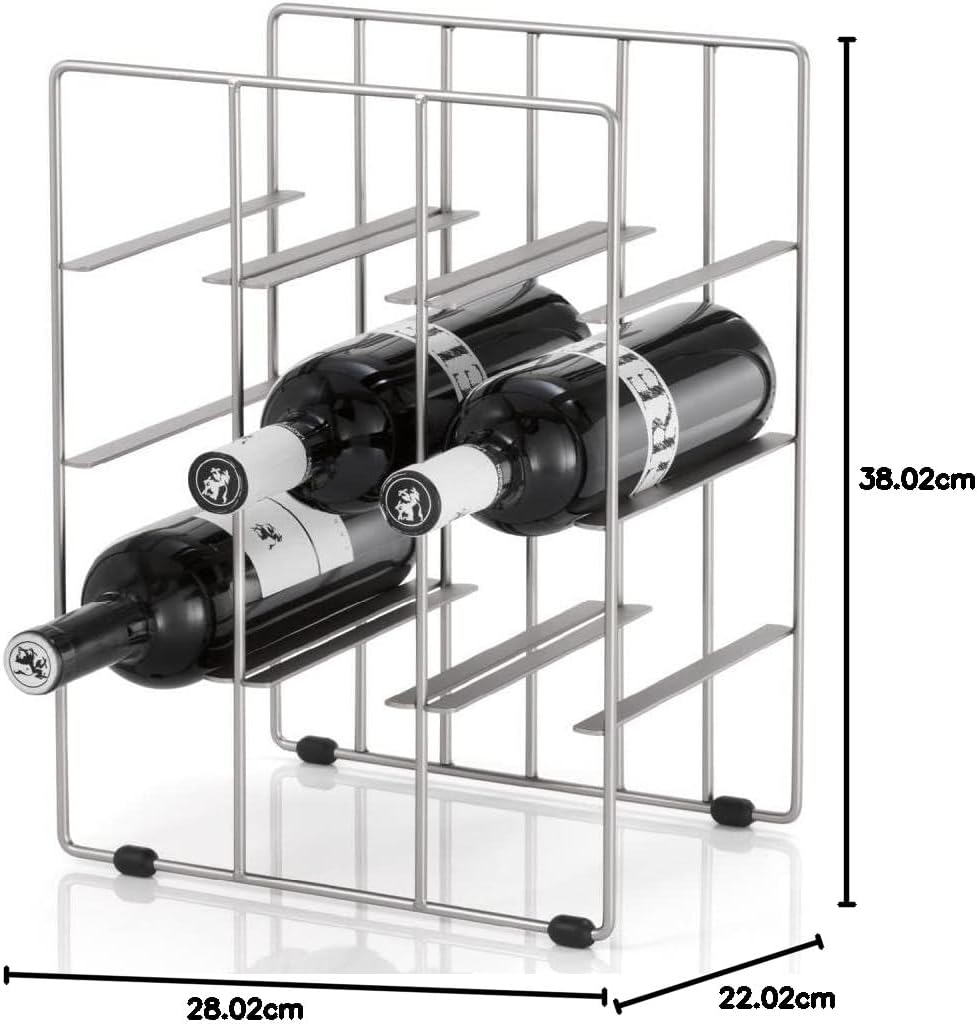 Blomus 68487 Pilare Weinregal, für 9 Flaschen