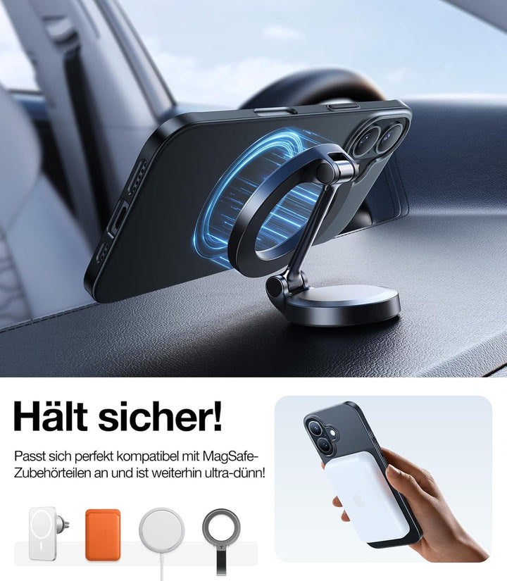 TORRAS Ultra Dünn für iPhone 16 Hülle für MagSafe [Nr. 1 Magnetkraft] Handyhülle iPhone 16 Stossfest