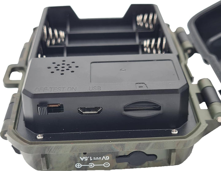 Berger + Schröter Mini 12MP Wildkamera bis 32 GB Full HD PIR Bewegungsmelder 850nm Black-LEDs Video