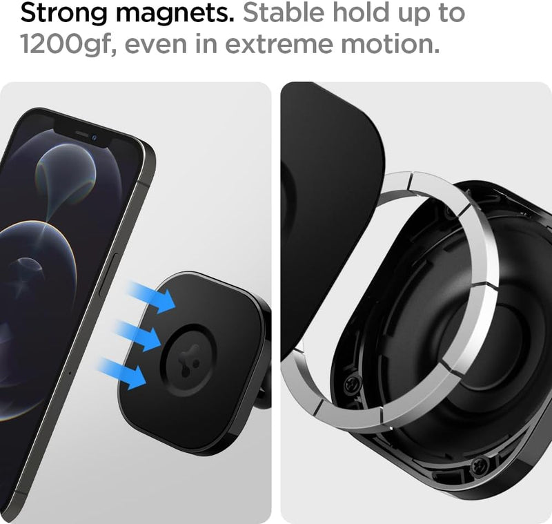 Spigen OneTap Magfit Handyhalterung Auto Designed für MagSafe, KFZ Saugnapf Handyhalter Kompatibel m