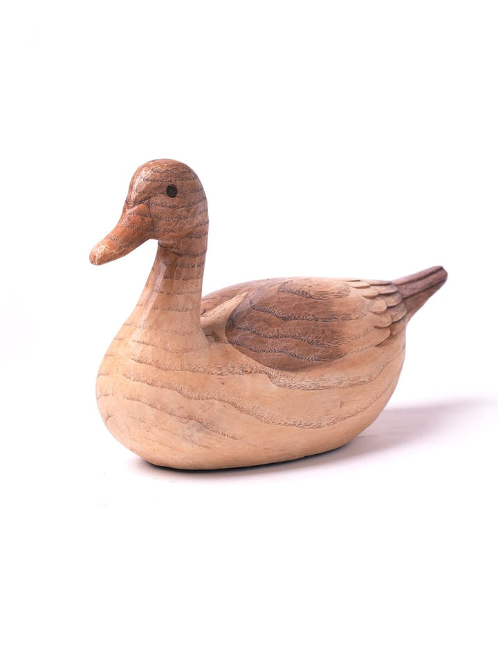 HAUCOZE Ente Skulptur Statue Modern Dekor Arts Wohnzimmer Kunst Polyresin Zuhause Geschenk 28cm, Ent