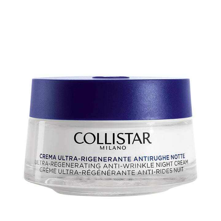 Collistar ultraegenerierende Anti-Falten-Nachtcreme, konzentrierte Gesichts- und Halscreme mit regen
