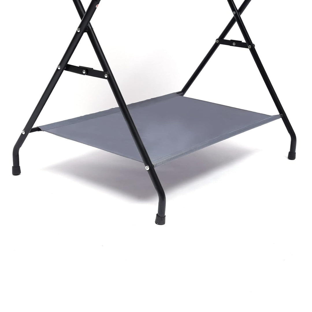 Baby Wickeltisch, Wickeltisch klappbarer mit herausnehmbarer Trennwand, 806396cm, ausgestattet mit r