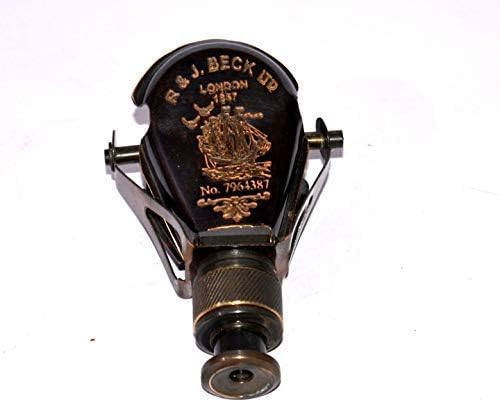 Monokulares Fernglas aus Messing im antiken Vintage-Stil, nautisches Piraten-Spionglas, handgefertig