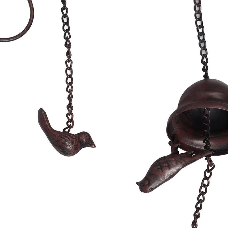 Pssopp Eisen Gehämmerte Cup Garden Products Regenkette, Regenketten Kolibri und Cup Regenketten Eise