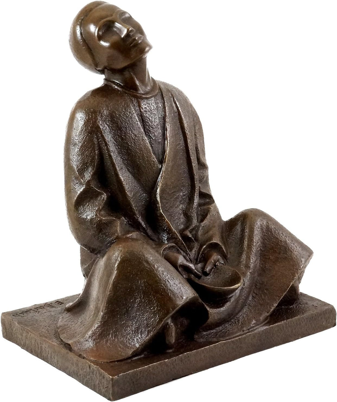 Kunst & Ambiente - Bronzeskulptur - Blinder Bettler (1906) - signiert - Ernst Barlach Bronzefigur -