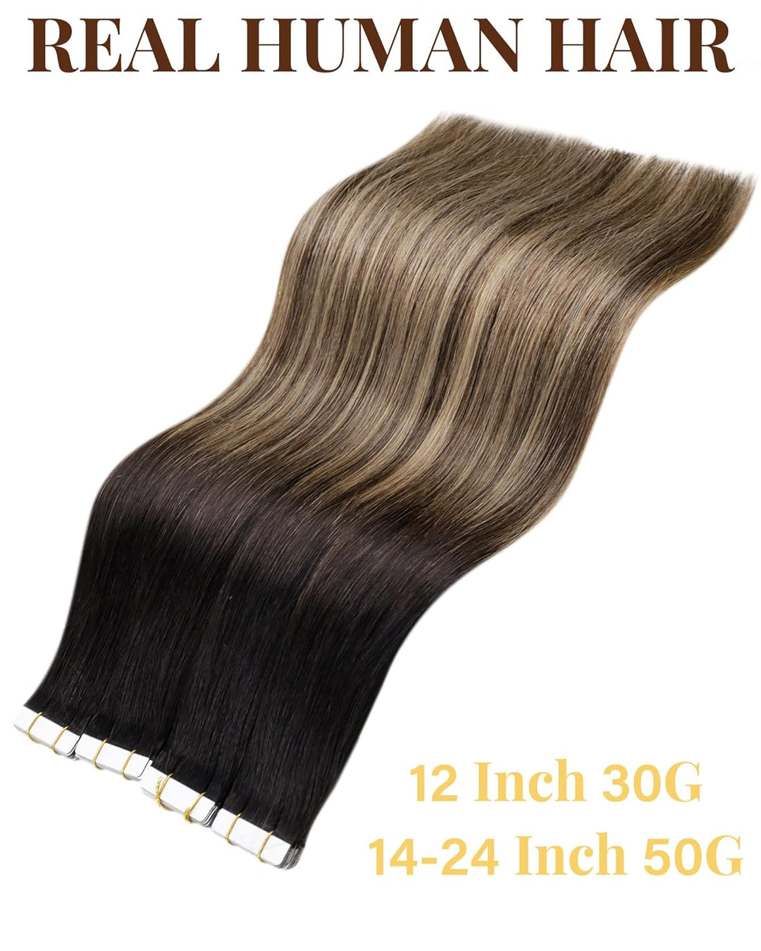 Hetto Echthaar Tape in Extensions Tape in Haarverlangerung Remy Echthaar Tape in Haar Extensions Sch