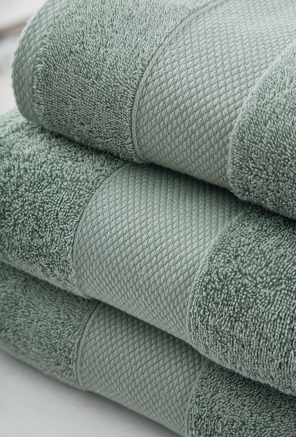 PandaHome Handtuch Set aus Baumwolle - 5 Handtücher - 100% Baumwolle Towel, Schnelltrocknend Weich S