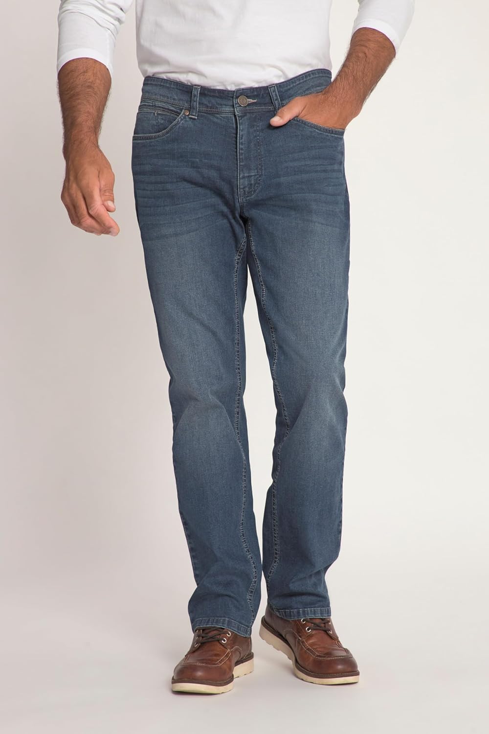 JP 1880 Herren grosse Grössen Übergrössen Menswear L-8XL JP1880 Jeans, Bauchfit, Lightweight, Regula