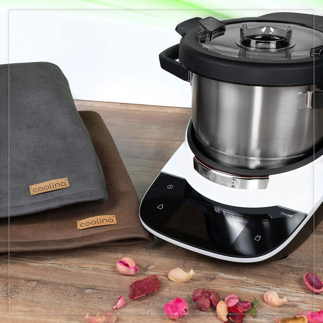 coolina® Hoodie in Anthrazit - Schutzhaube Abdeckhaube, passend für Bosch Cookit