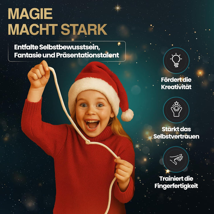 Ehrlich Brothers Adventskalender 2024 - Weihnachtskalender der Magie mit 24 Zaubertricks für Kinder