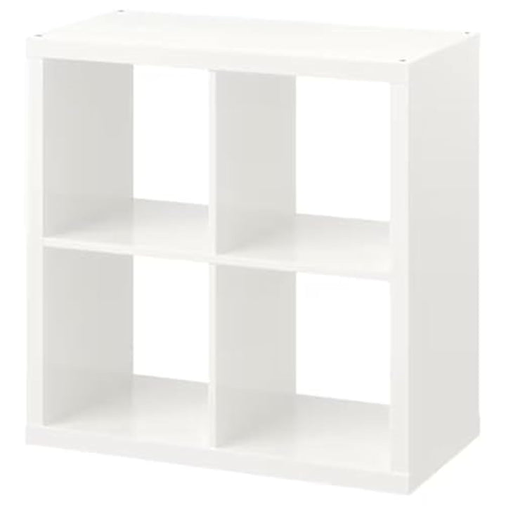 Kallax IKEA Regal – Bücherregal-4er-weiss Grösse: 77 X 77 cm, weiss-Glanz, 77x77 cm, Weiss-glanz